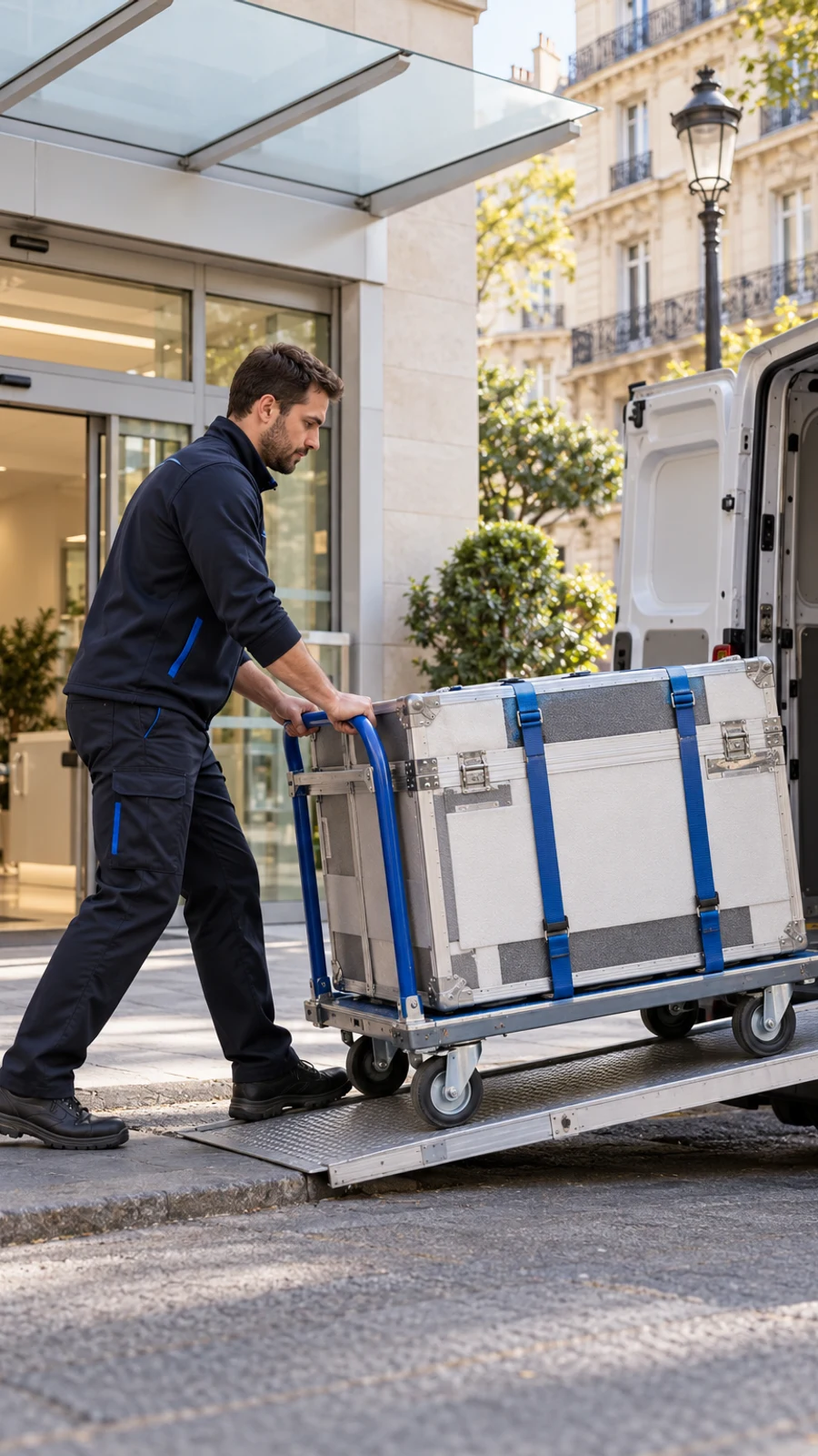 Transport de matériel en utilitaire